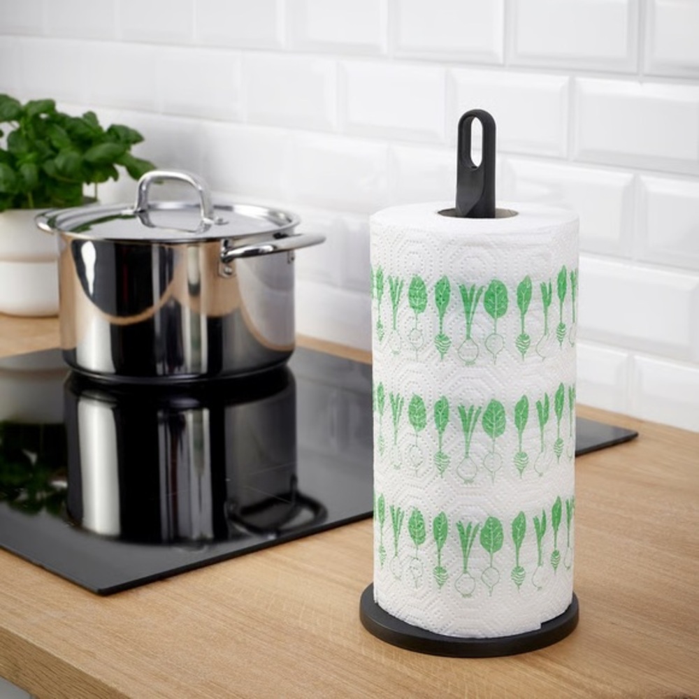 IKEA Stylish Black Paper Towel Holder - Picture 1 of 4